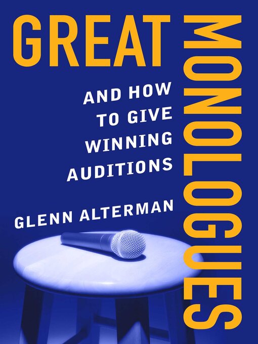 Cover image for Great Monologues